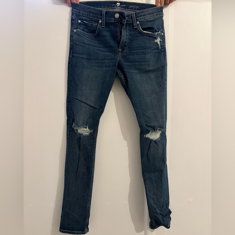 7 for all Mankind Men’s ripped jeans